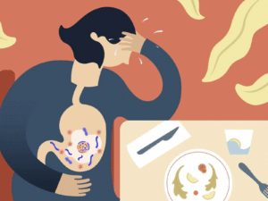 Intoxicação alimentar tem um padrão quase didático início hiperagudo poucas horas após a ingestão de um alimento específico relação temporal clara vômitos explosivos diarreia aquosa volumosa geralmente sem febre e sem cólica significativa